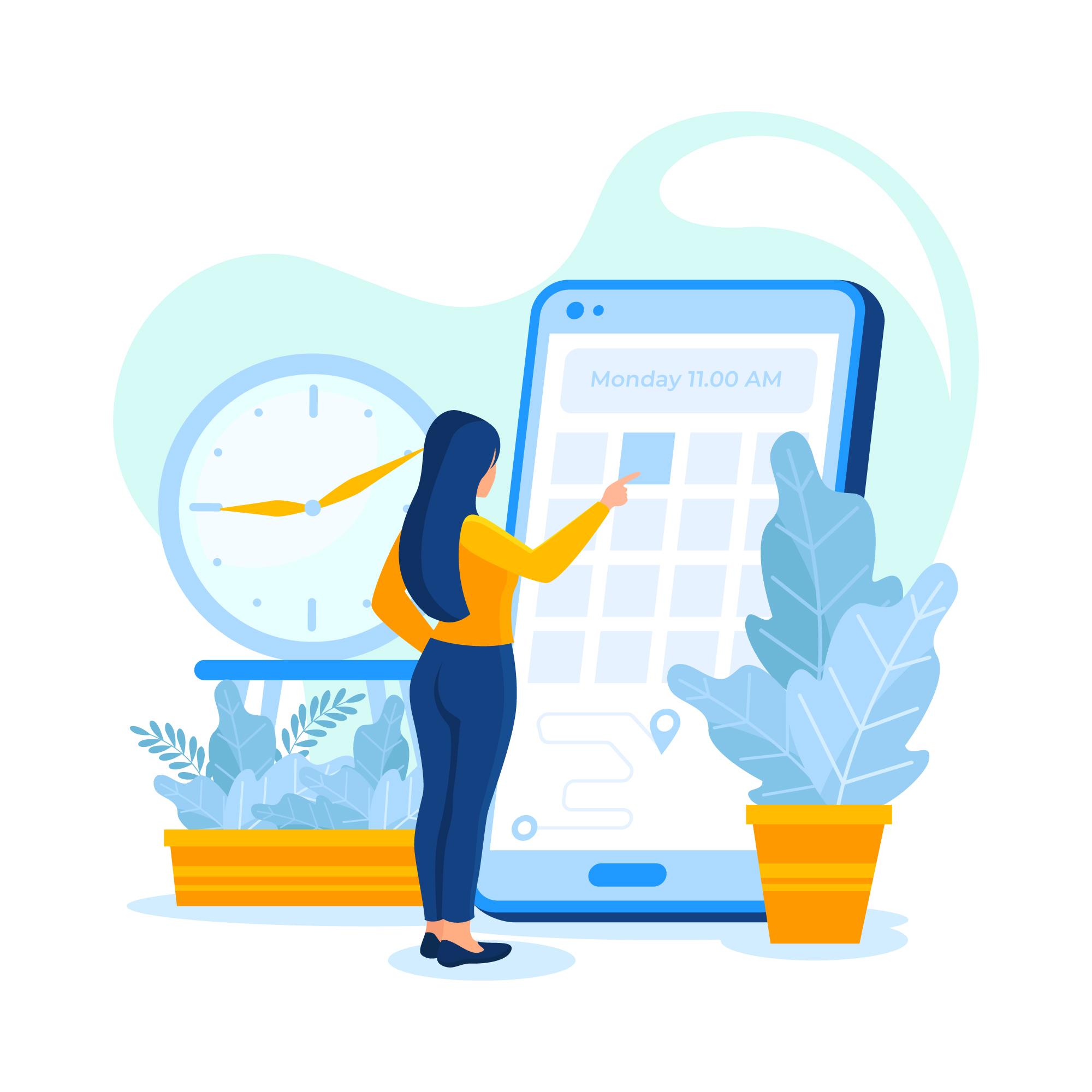 Booking Illustration